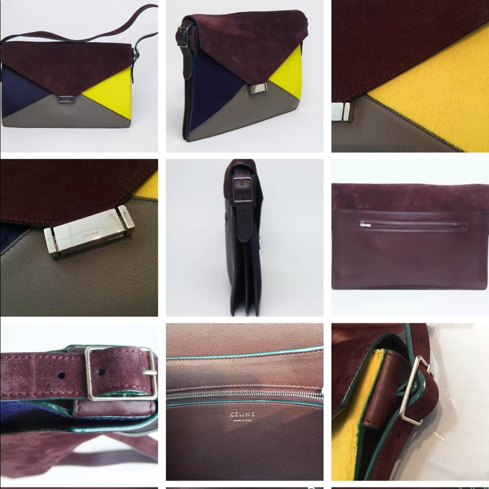 SOLD $2500 celine cluch shoulder handbag